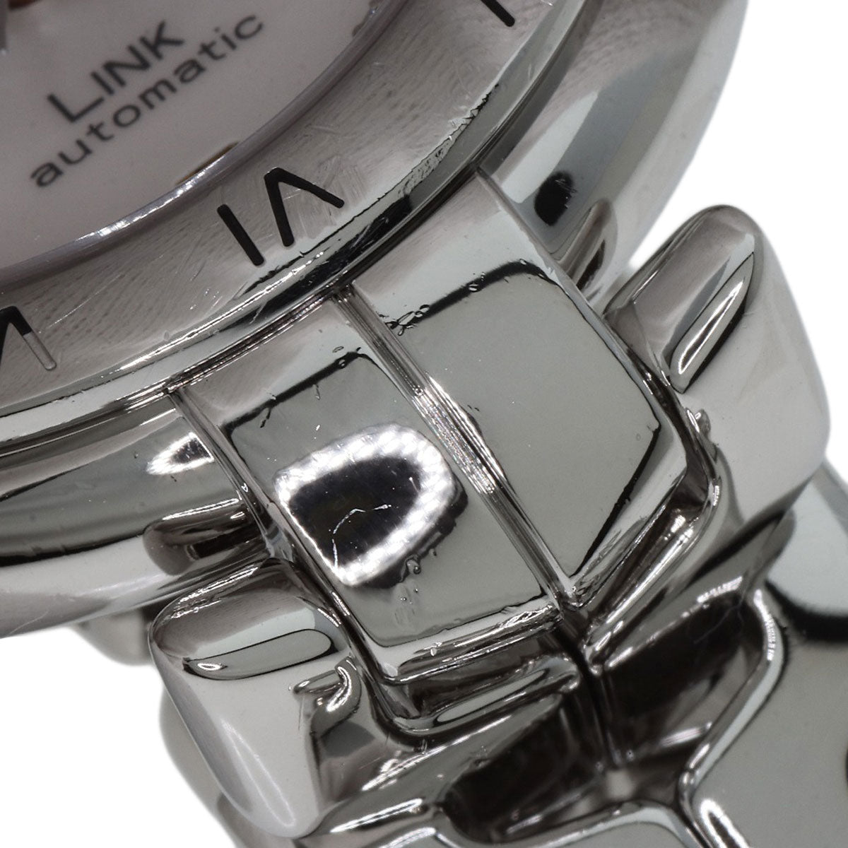 TAG HEUER タグホイヤー WAT2315 リンク キャリバー7 11P ダイヤモンド 腕時計 SS メンズ 中古