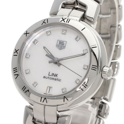 TAG HEUER タグホイヤー WAT2315 リンク キャリバー7 11P ダイヤモンド 腕時計 SS メンズ 中古