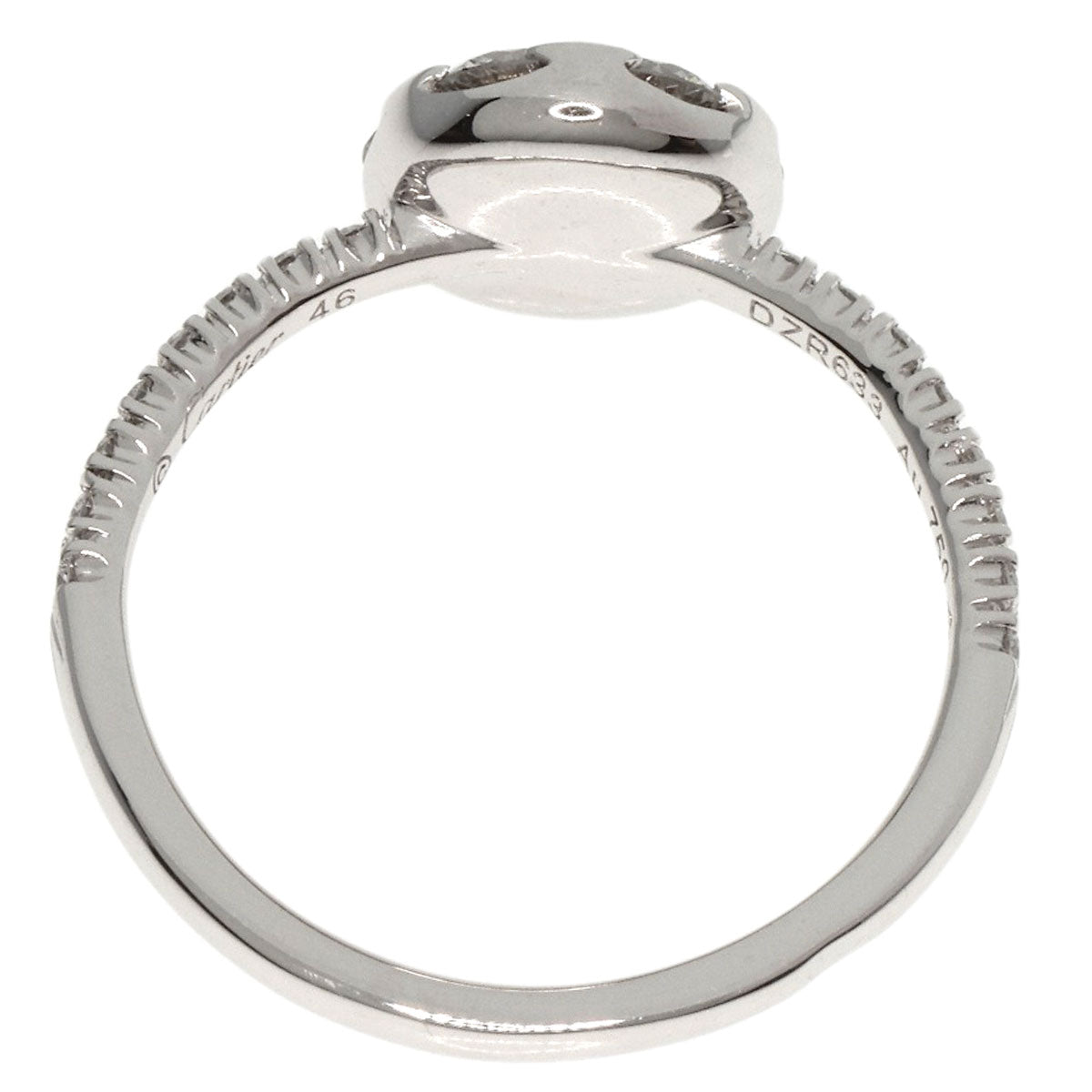 CARTIER カルティエ エタンセル ドゥ カルティエ ダイヤモンド #46 リング・指輪 K18WG レディース 中古