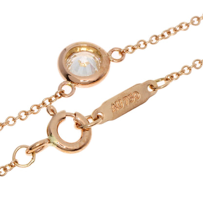 TIFFANY&Co. ティファニー バイザヤード ダイヤモンド ネックレス K18PG レディース 中古