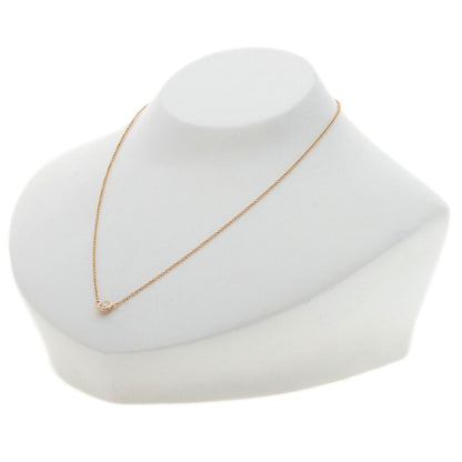 TIFFANY&Co. ティファニー バイザヤード ダイヤモンド ネックレス K18PG レディース 中古