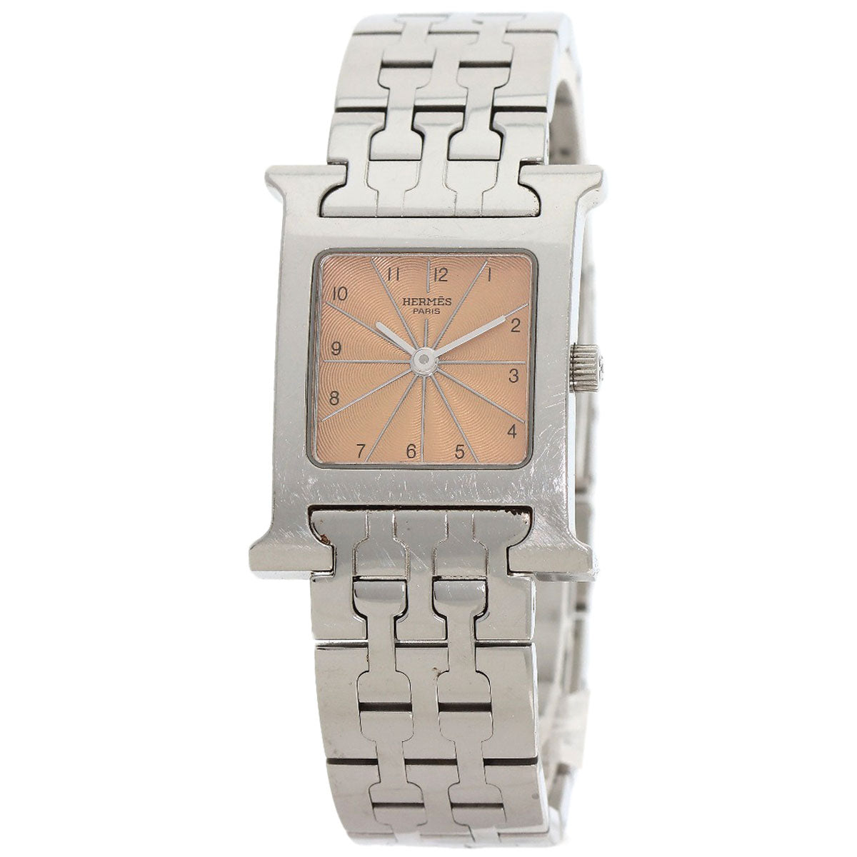HERMES エルメス HH1.210 Hウォッチ 腕時計 SS レディース 中古