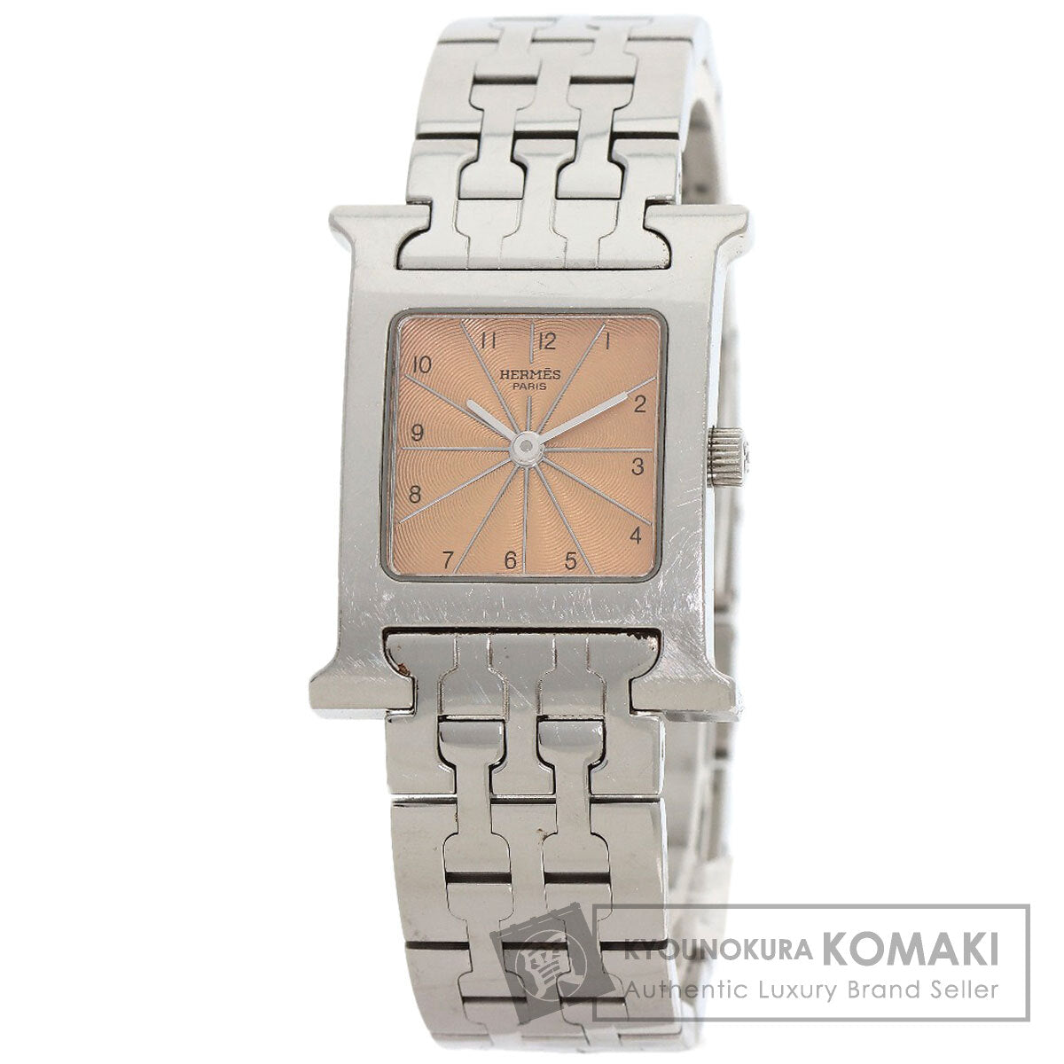HERMES エルメス HH1.210 Hウォッチ 腕時計 SS レディース 中古