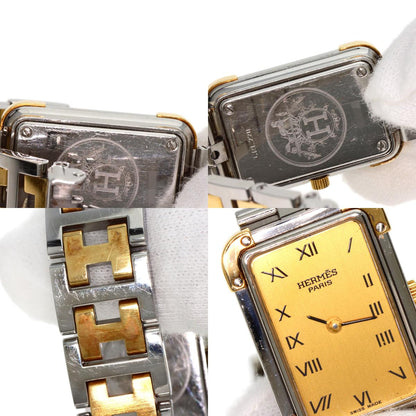 HERMES エルメス CR1.220 クロアジュール 腕時計 SS レディース 中古