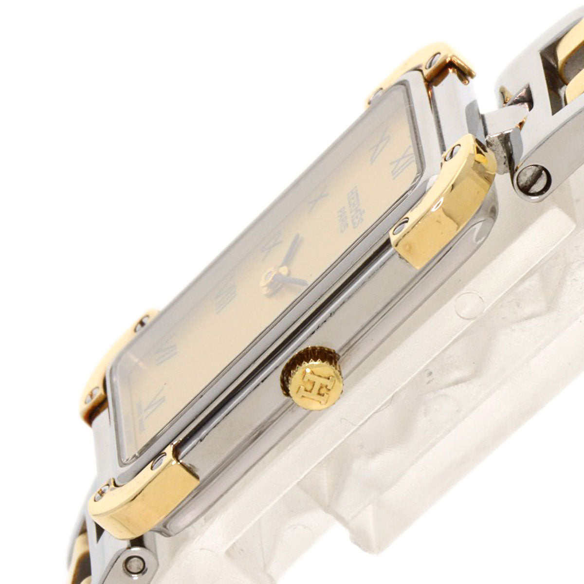 HERMES エルメス CR1.220 クロアジュール 腕時計 SS レディース 中古