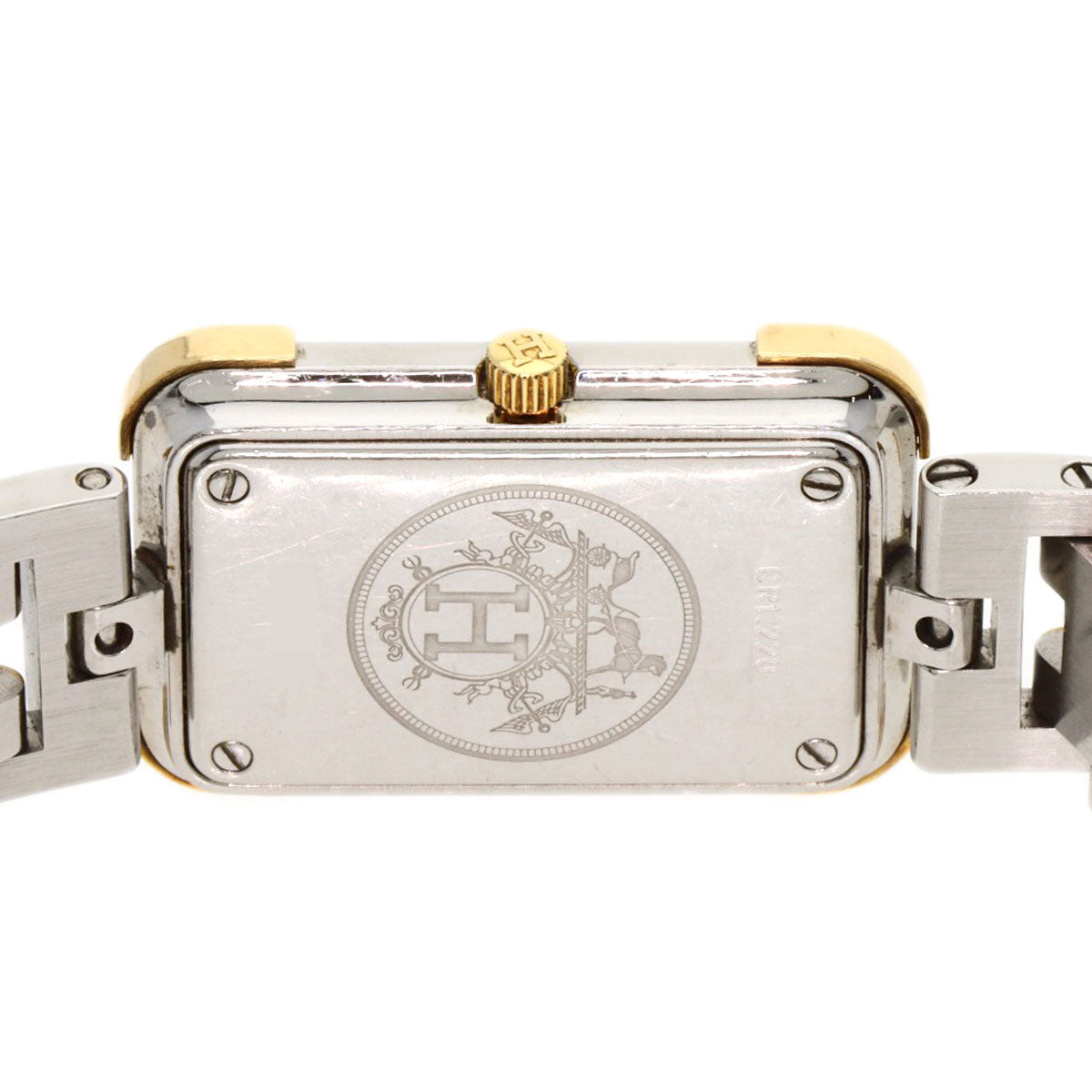 HERMES エルメス CR1.220 クロアジュール 腕時計 SS レディース 中古