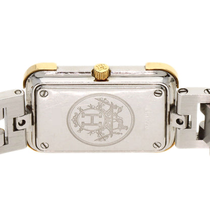 HERMES エルメス CR1.220 クロアジュール 腕時計 SS レディース 中古