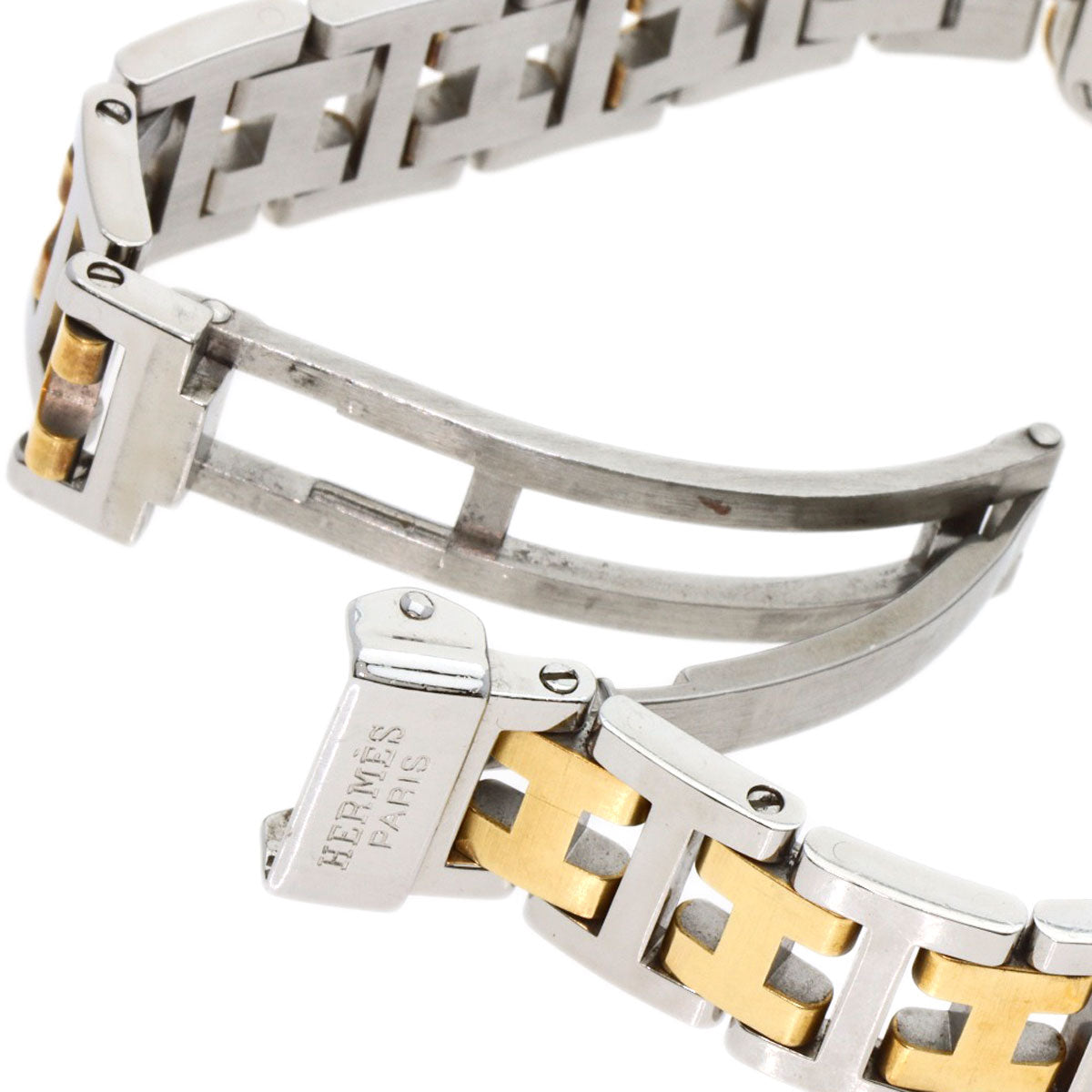 HERMES エルメス CR1.220 クロアジュール 腕時計 SS レディース 中古