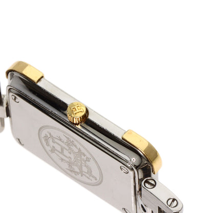 HERMES エルメス CR1.220 クロアジュール 腕時計 SS レディース 中古