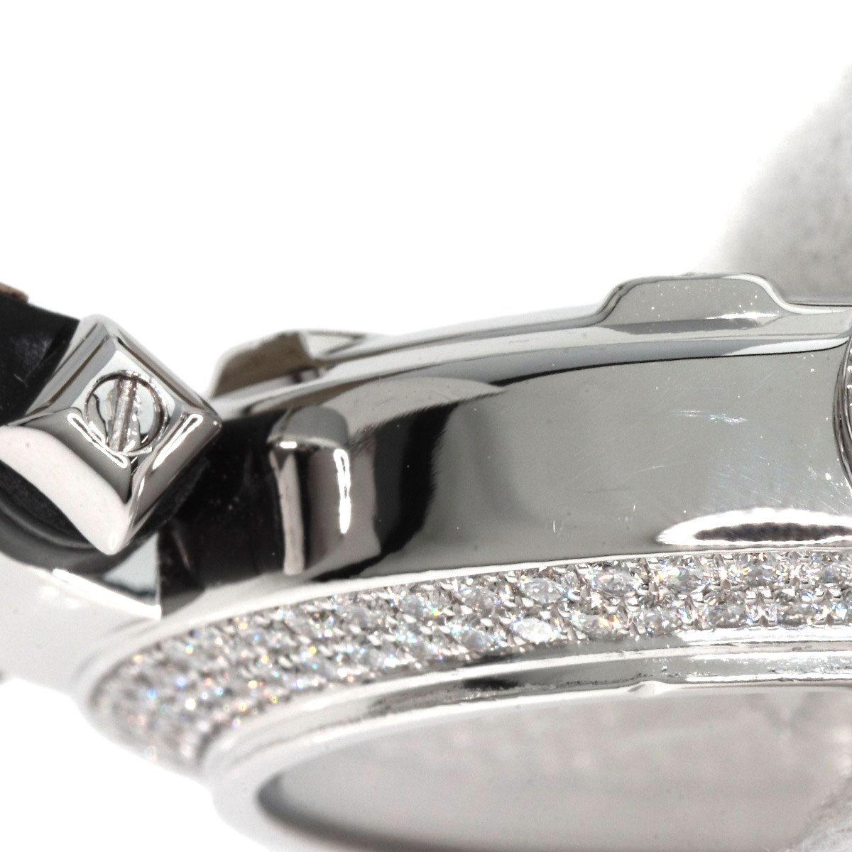 CARTIER カルティエ WJ108251 パシャ 32mm ダイヤモンド メーカーコンプリート 腕時計 K18WG レディース 中古