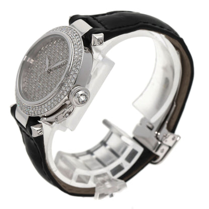 CARTIER カルティエ WJ108251 パシャ 32mm ダイヤモンド メーカーコンプリート 腕時計 K18WG レディース 中古