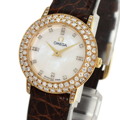 OMEGA オメガ 5951055 デビル 腕時計 K18YG レディース 中古
