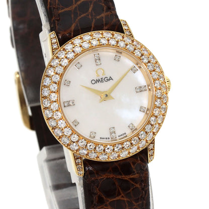 OMEGA オメガ 5951055 デビル 腕時計 K18YG レディース 中古