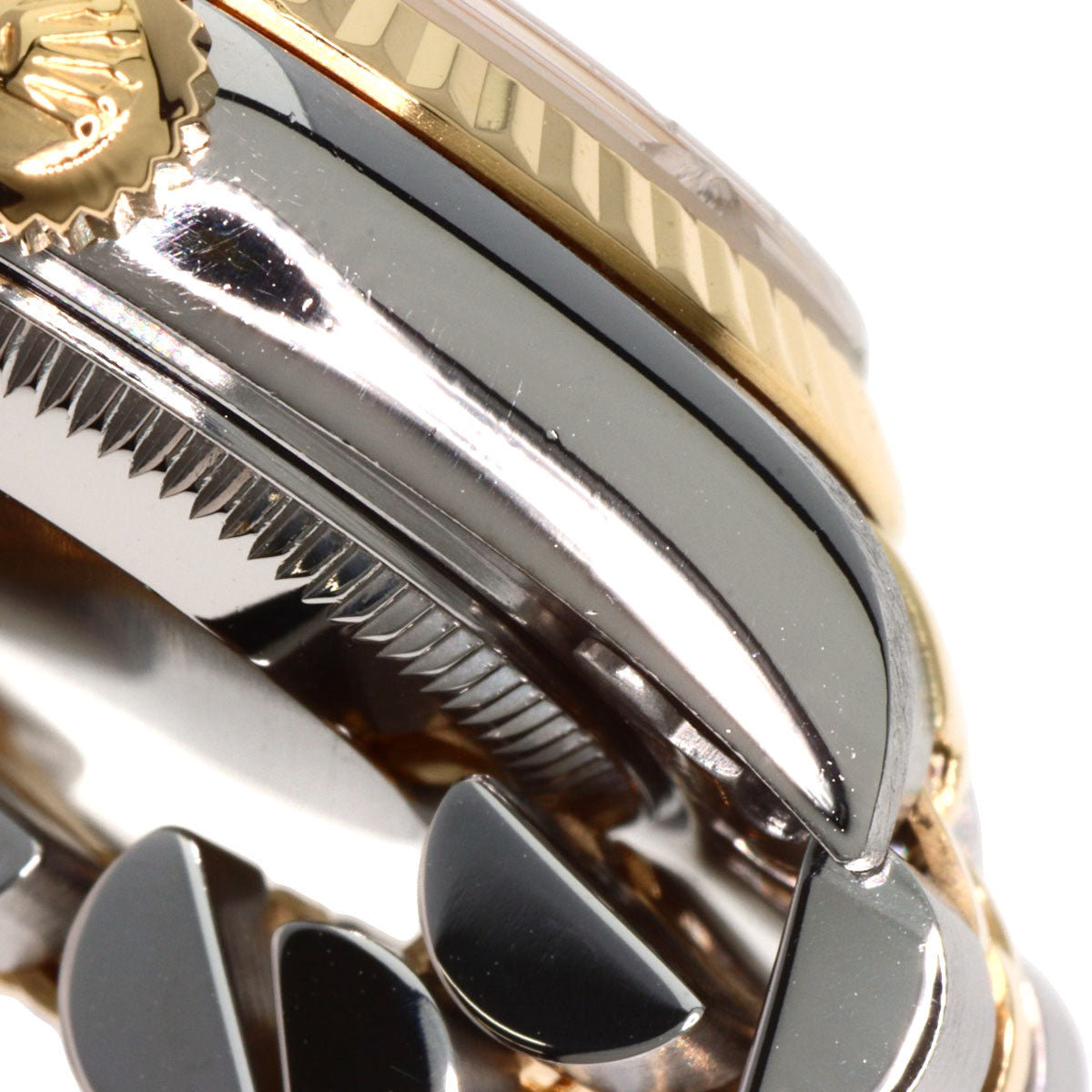 ROLEX ロレックス 69173G デイトジャスト 10P ダイヤモンド 腕時計 SS レディース 中古
