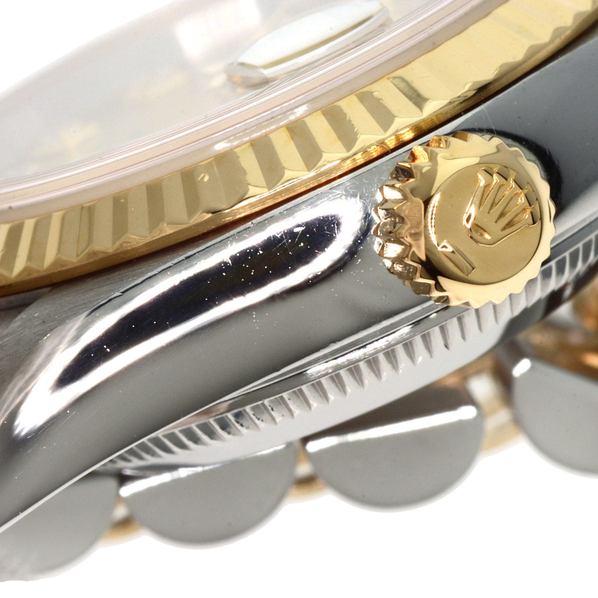 ROLEX ロレックス 69173G デイトジャスト 10P ダイヤモンド 腕時計 SS レディース 中古