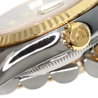 ROLEX ロレックス 69173G デイトジャスト 10P ダイヤモンド 腕時計 SS レディース 中古