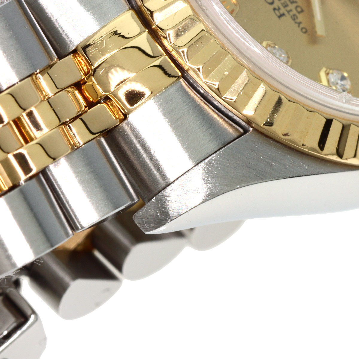 ROLEX ロレックス 69173G デイトジャスト 10P ダイヤモンド 腕時計 SS レディース 中古