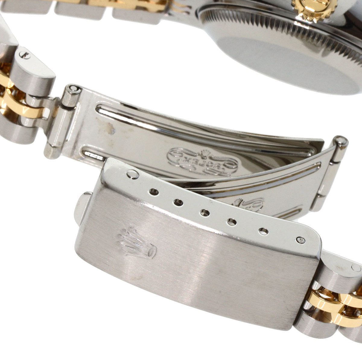 ROLEX ロレックス 69173G デイトジャスト 10P ダイヤモンド 腕時計 SS レディース 中古
