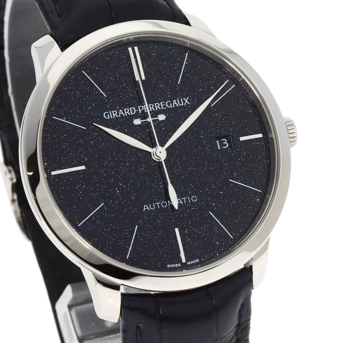 GIRARD-PERREGAUX ジラール・ペルゴ 49555-11-435-BB4A 1966 オリオン アヴェンチュリン 腕時計 SS メンズ 中古