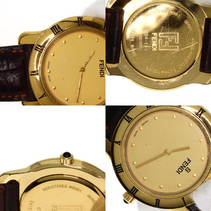 FENDI フェンディ 850G ラウンドフェイス 腕時計 GP メンズ 中古