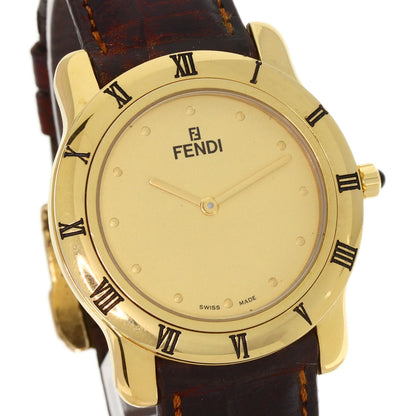 FENDI フェンディ 850G ラウンドフェイス 腕時計 GP メンズ 中古
