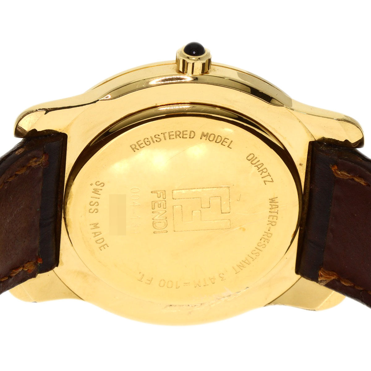 FENDI フェンディ 850G ラウンドフェイス 腕時計 GP メンズ 中古