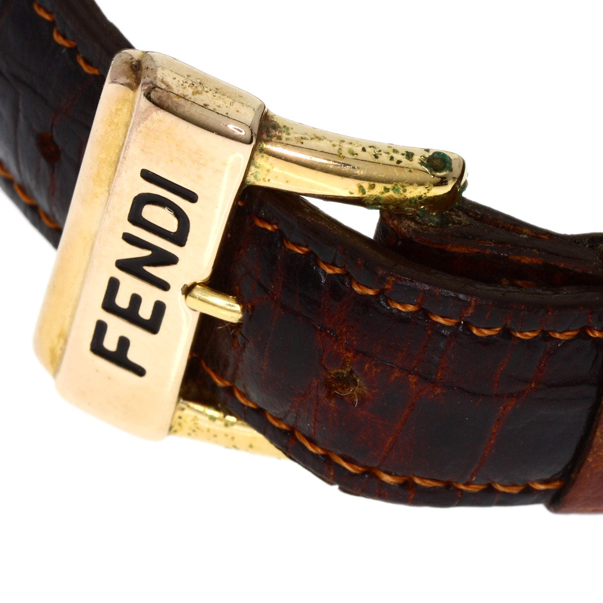 FENDI フェンディ 850G ラウンドフェイス 腕時計 GP メンズ 中古