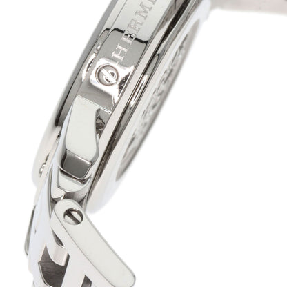 HERMES エルメス CL4.210 クリッパー ナクレ 腕時計 SS レディース 中古