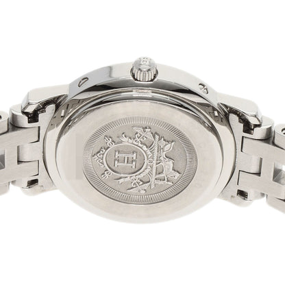 HERMES エルメス CL4.210 クリッパー ナクレ 腕時計 SS レディース 中古