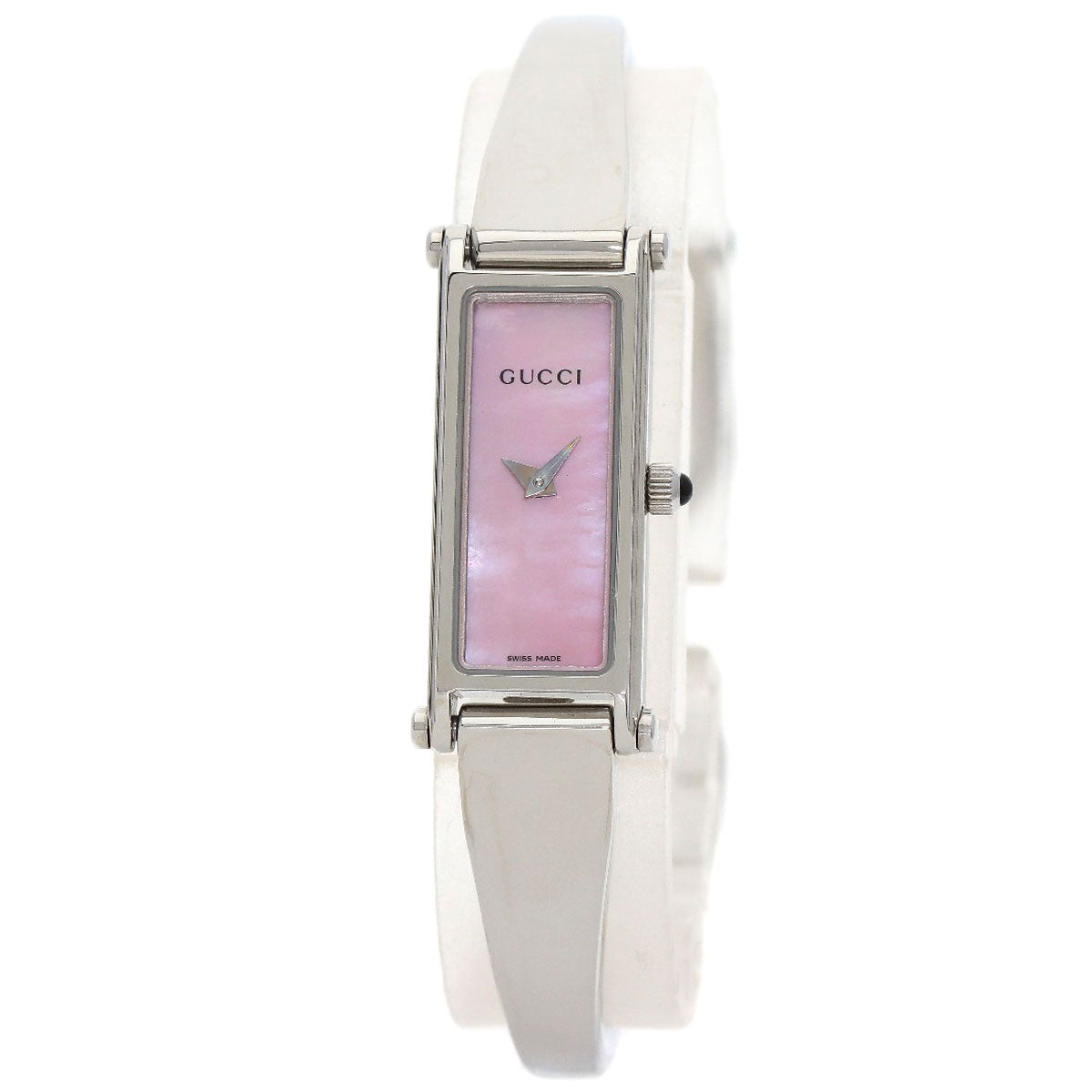 GUCCI グッチ 1500L スクエアフェイス 腕時計 SS レディース 中古