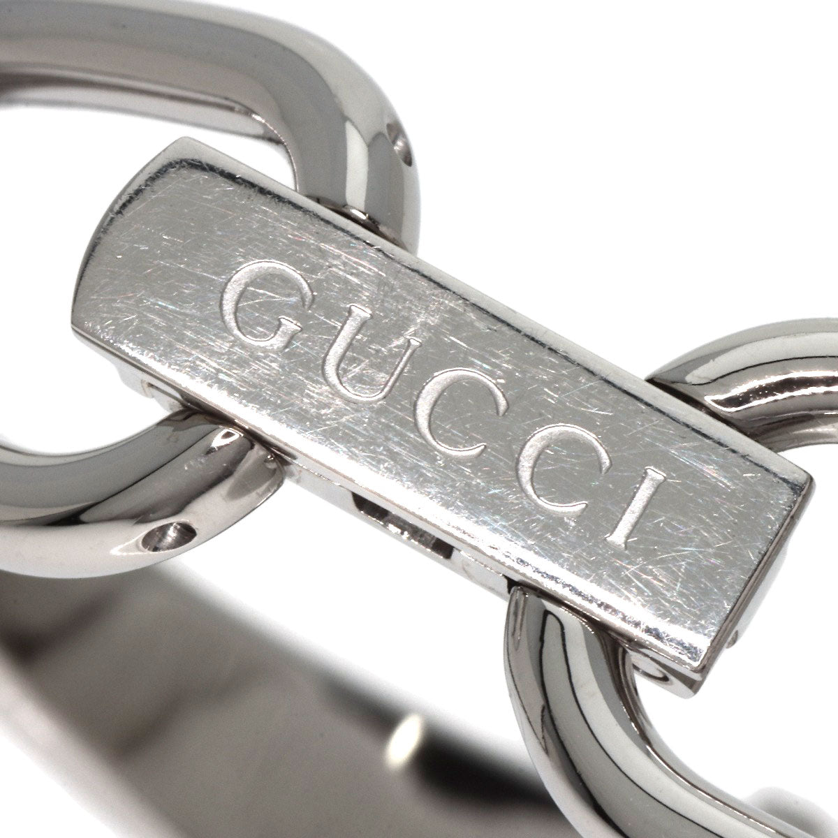 GUCCI グッチ 1500L スクエアフェイス 腕時計 SS レディース 中古