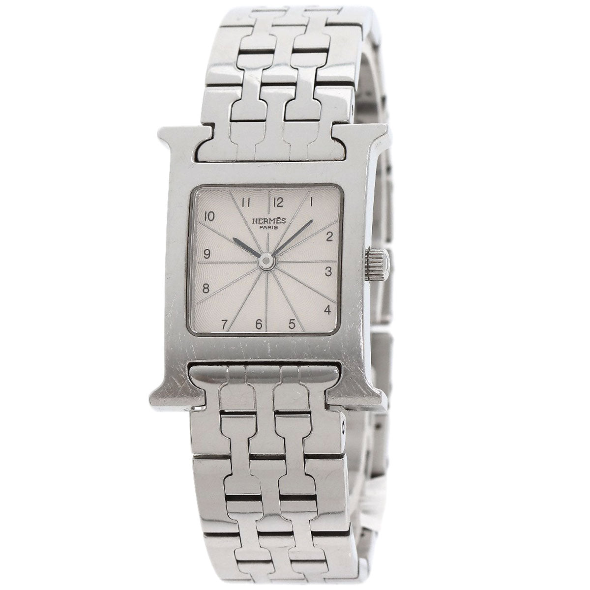 HERMES エルメス HH1.210 Hウォッチ 腕時計 SS レディース 中古