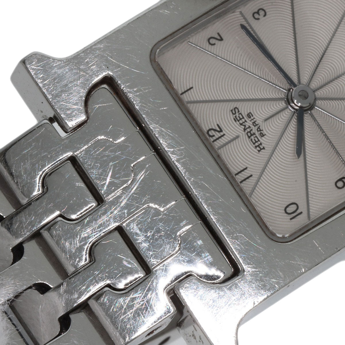 HERMES エルメス HH1.210 Hウォッチ 腕時計 SS レディース 中古