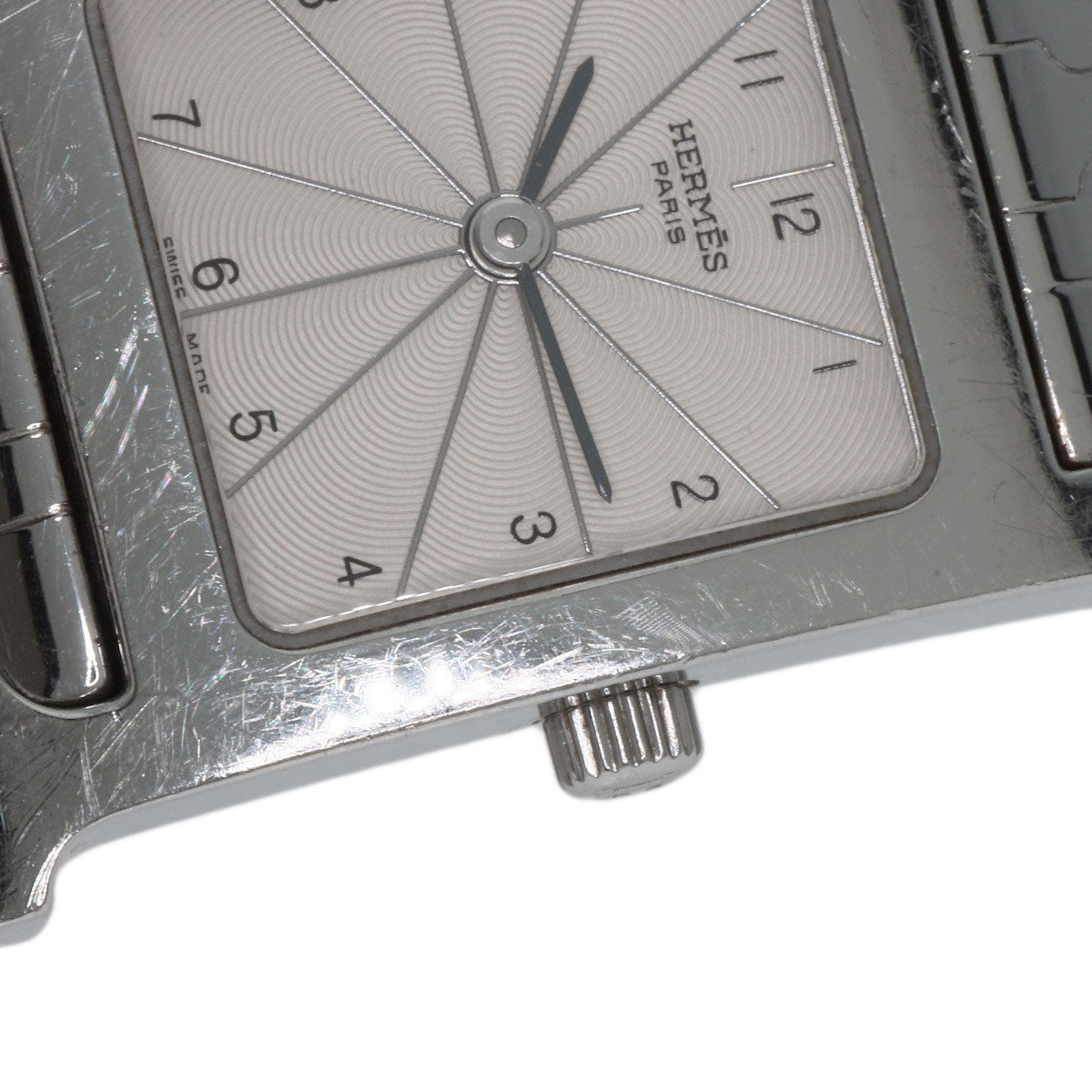 HERMES エルメス HH1.210 Hウォッチ 腕時計 SS レディース 中古