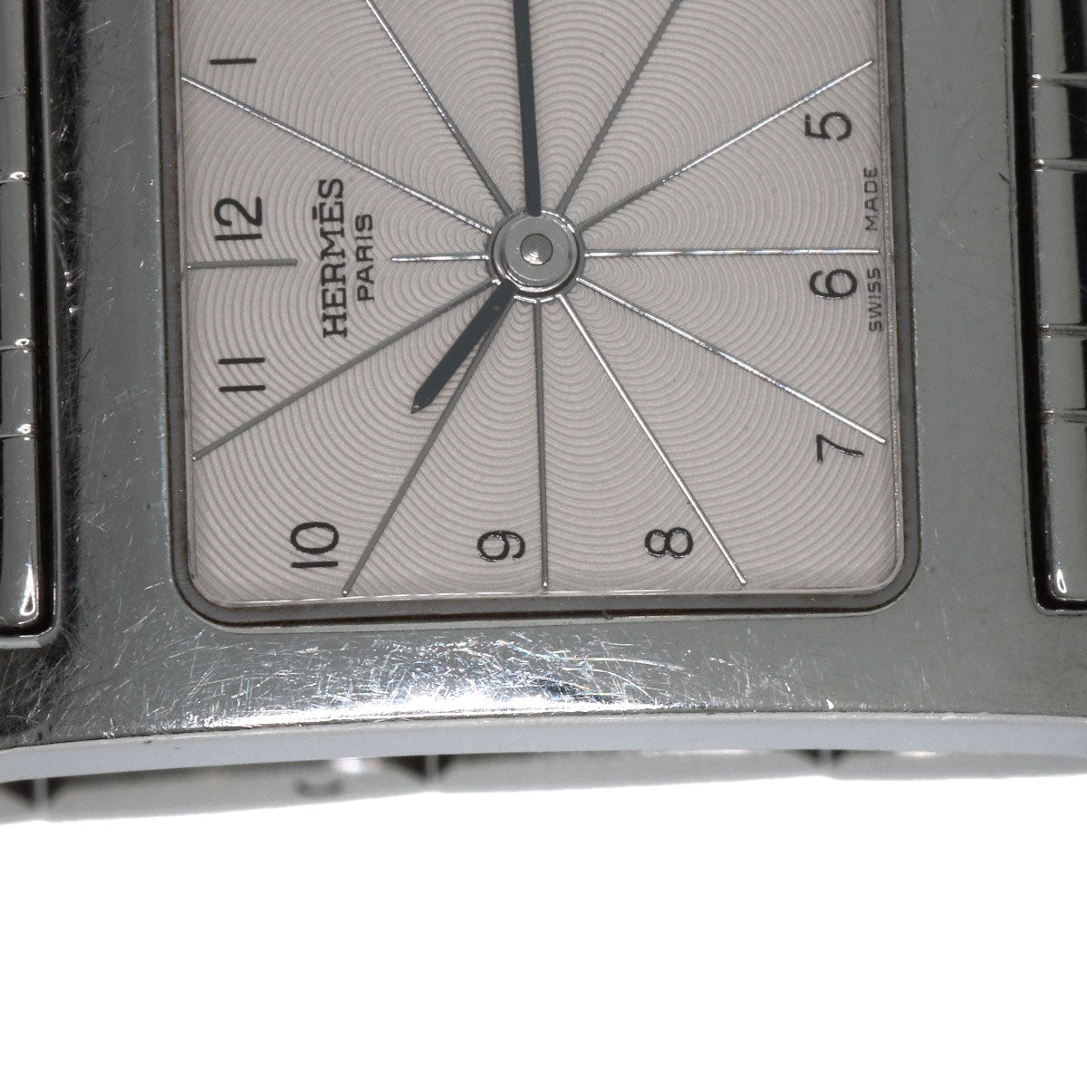 HERMES エルメス HH1.210 Hウォッチ 腕時計 SS レディース 中古