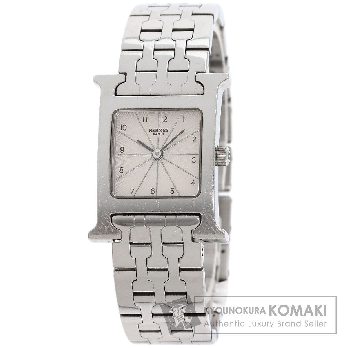 HERMES エルメス HH1.210 Hウォッチ 腕時計 SS レディース 中古