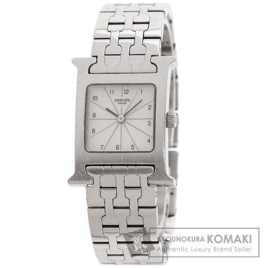 HERMES エルメス HH1.210 Hウォッチ 腕時計 SS レディース 中古