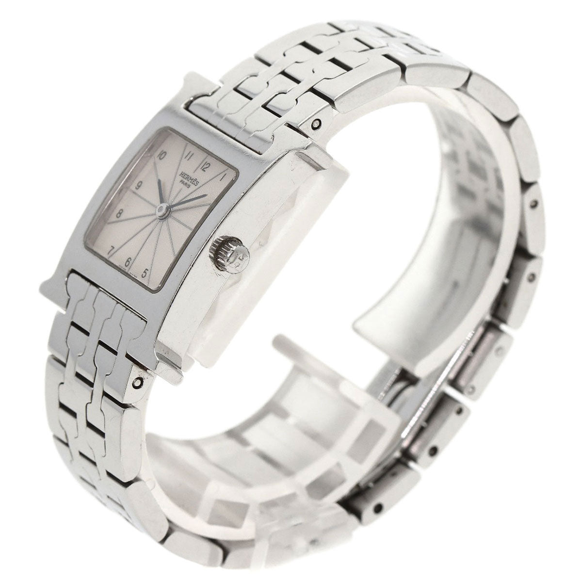 HERMES エルメス HH1.210 Hウォッチ 腕時計 SS レディース 中古