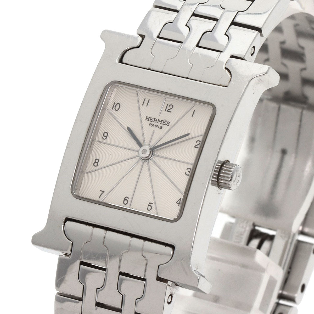 HERMES エルメス HH1.210 Hウォッチ 腕時計 SS レディース 中古