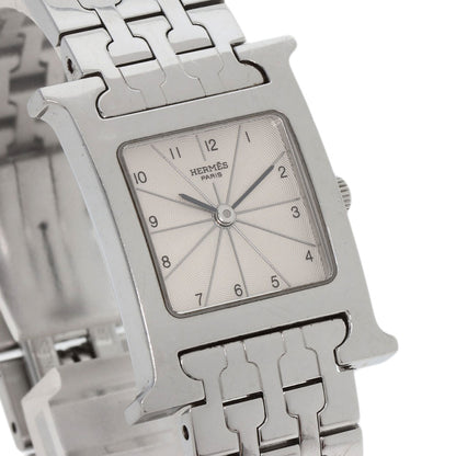 HERMES エルメス HH1.210 Hウォッチ 腕時計 SS レディース 中古