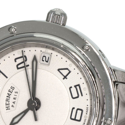 HERMES エルメス CP1.210 クリッパー クラシック 腕時計 SS レディース 中古