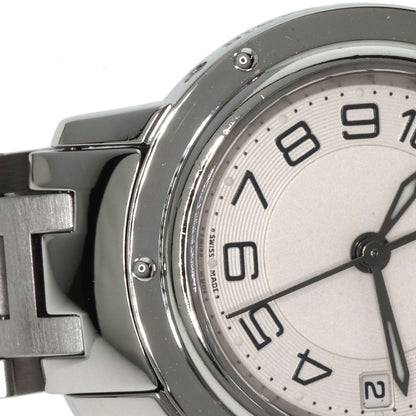 HERMES エルメス CP1.210 クリッパー クラシック 腕時計 SS レディース 中古