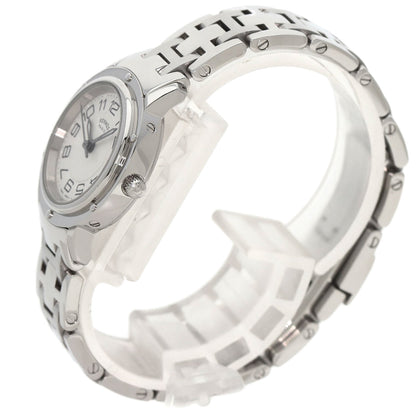 HERMES エルメス CP1.210 クリッパー クラシック 腕時計 SS レディース 中古