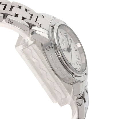 HERMES エルメス CP1.210 クリッパー クラシック 腕時計 SS レディース 中古