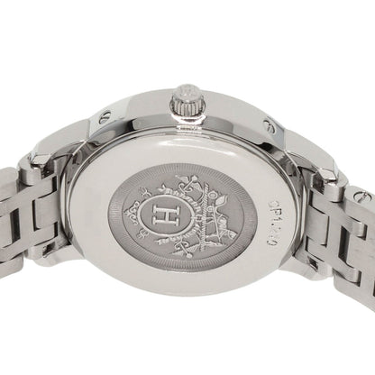 HERMES エルメス CP1.210 クリッパー クラシック 腕時計 SS レディース 中古
