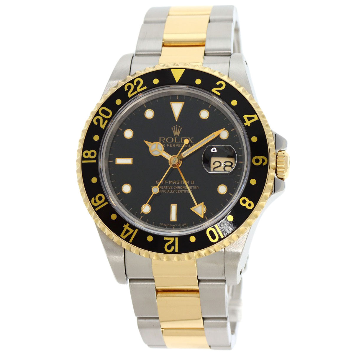 ROLEX ロレックス 16713 GMTマスター2 腕時計 SS メンズ 中古