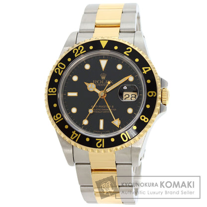 ROLEX ロレックス 16713 GMTマスター2 腕時計 SS メンズ 中古