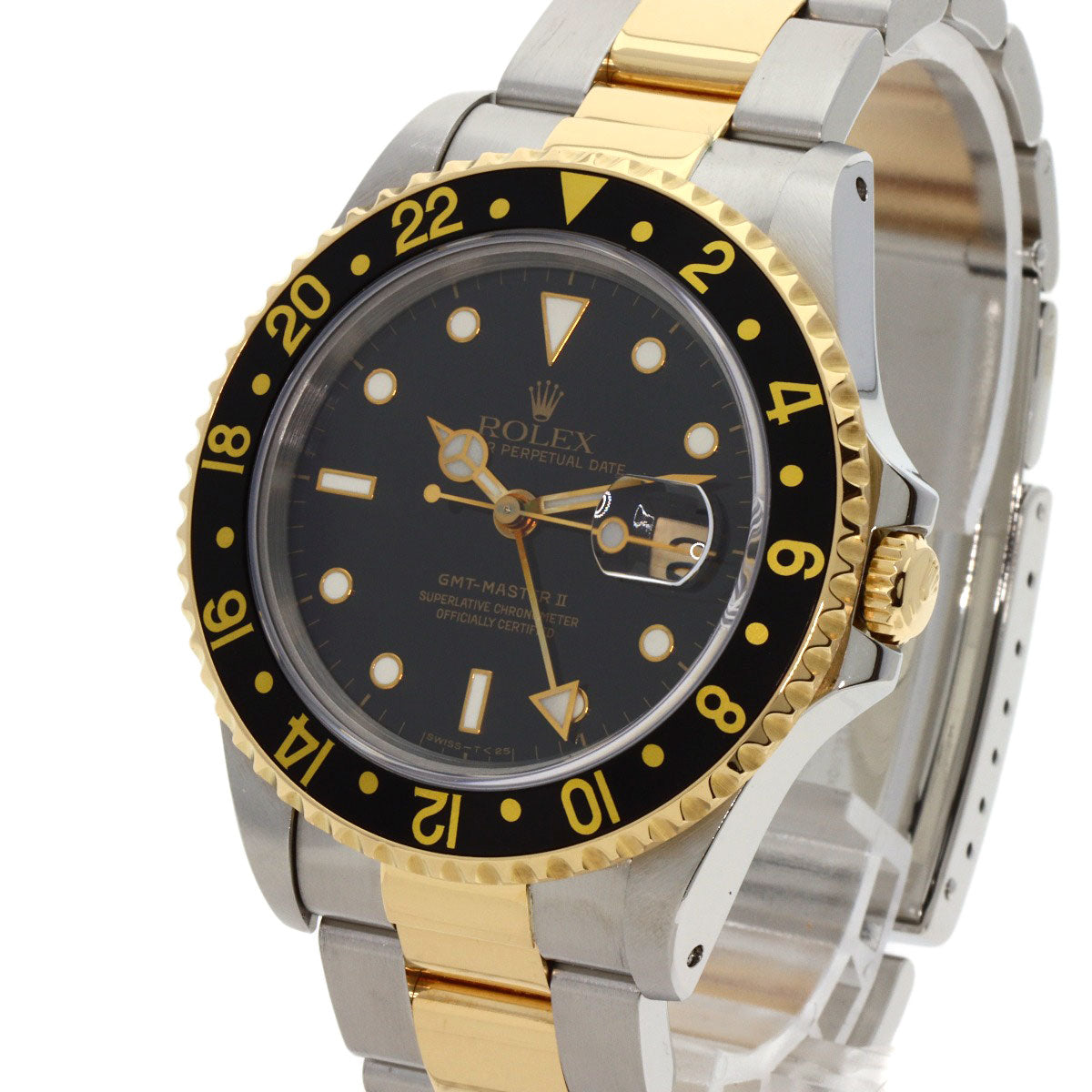 ROLEX ロレックス 16713 GMTマスター2 腕時計 SS メンズ 中古