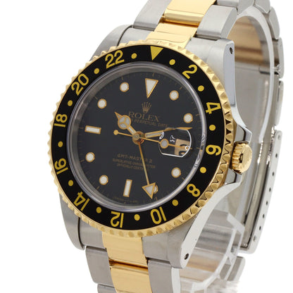 ROLEX ロレックス 16713 GMTマスター2 腕時計 SS メンズ 中古