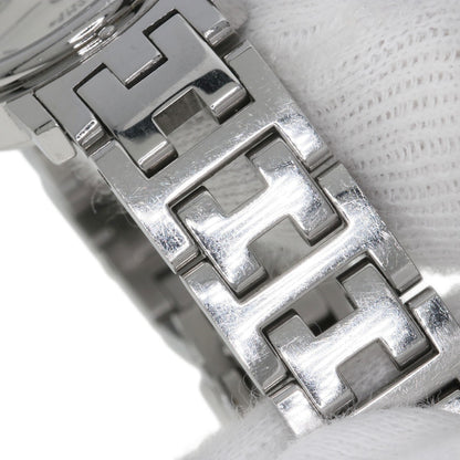 HERMES エルメス CL4.210 クリッパー ナクレ 腕時計 SS レディース 中古